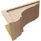 Ekena Millwork 10"W x 20"D x 10"H Wide Bryant Rough Cedar Woodgrain TimberThane Corbel, Primed Tan CORUR10X20X10BRYRCPR - alternate 5